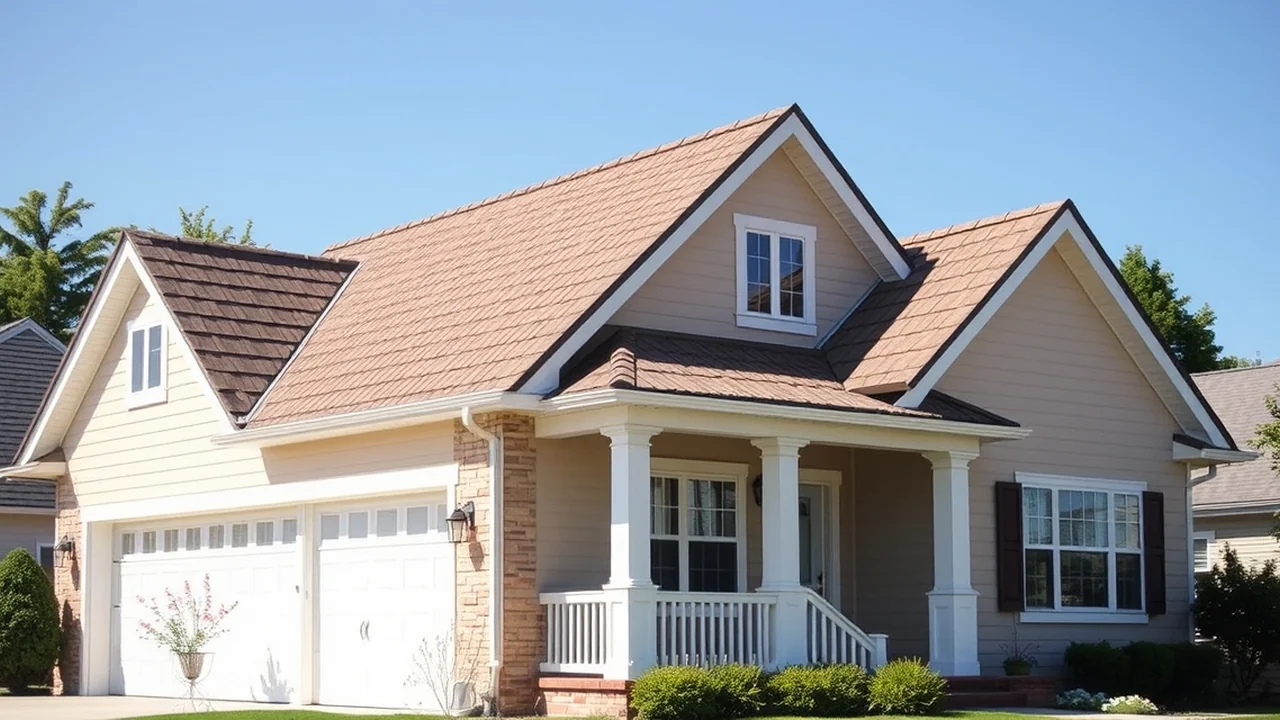 Roof installation and repair on a Carmel, Indiana home by Alpha Holistic Roofing