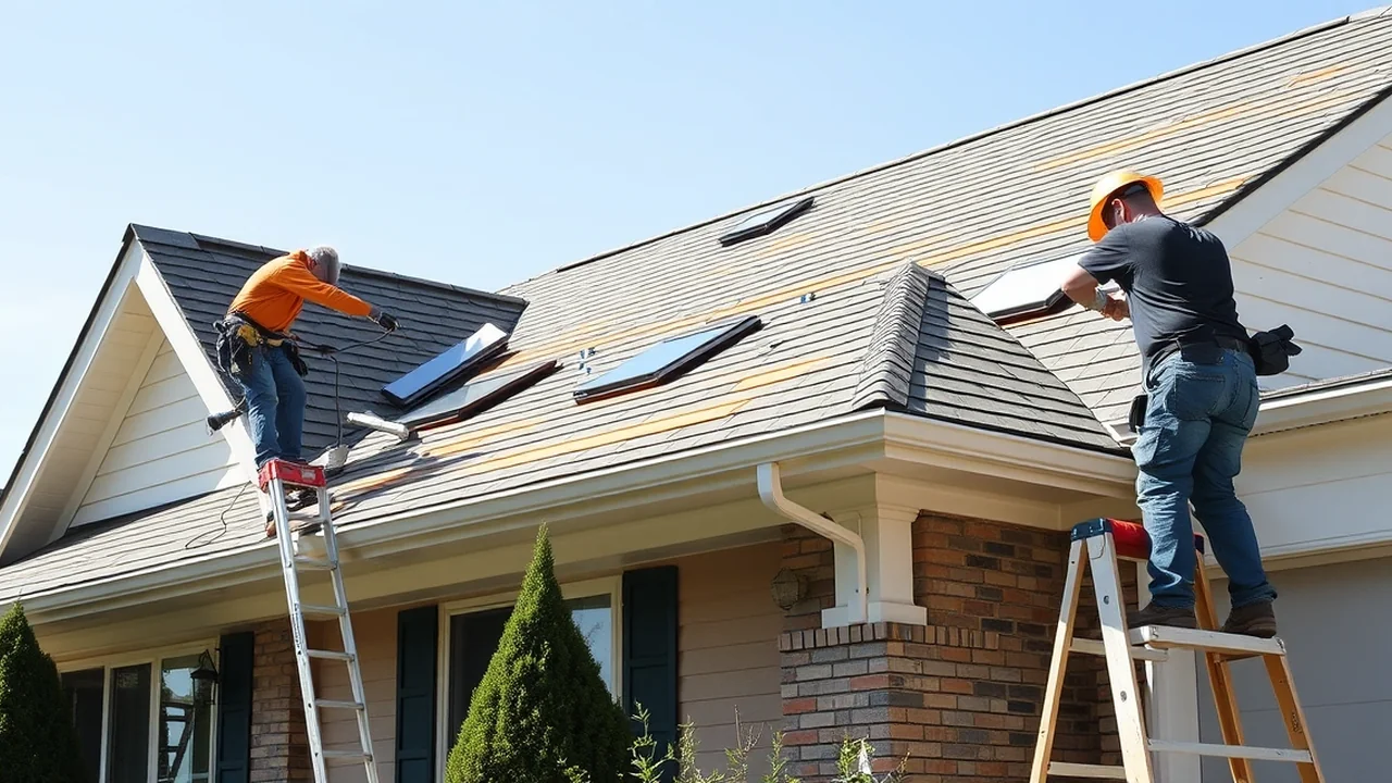 Gutter Installation by Alpha Holistic Roofing in Indianapolis, Indiana