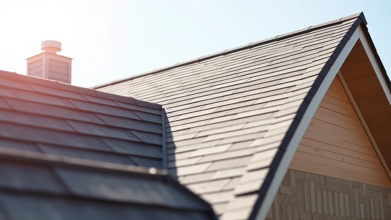 Close-up of a quality Commercial Roofing installation in the Indianapolis metro