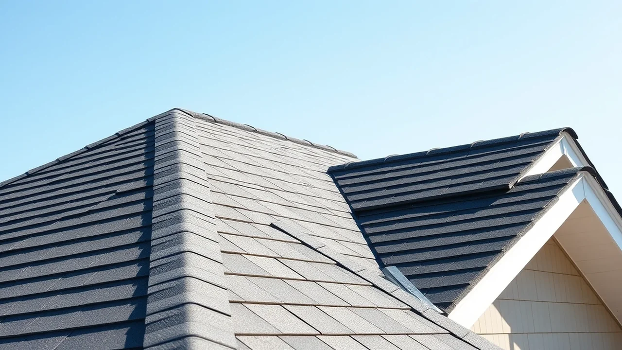 Close-up of a quality Emergency Roof Repair installation in the Indianapolis metro
