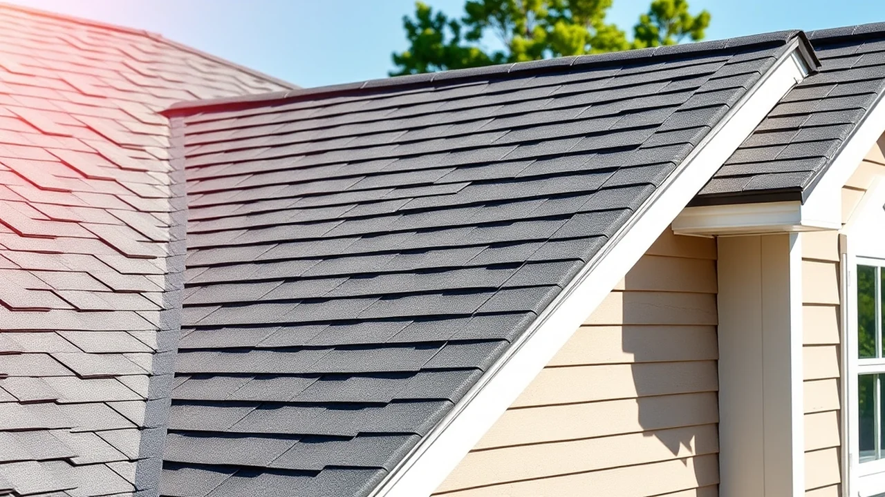 Close-up of a quality Metal Roof Installation installation in the Indianapolis metro