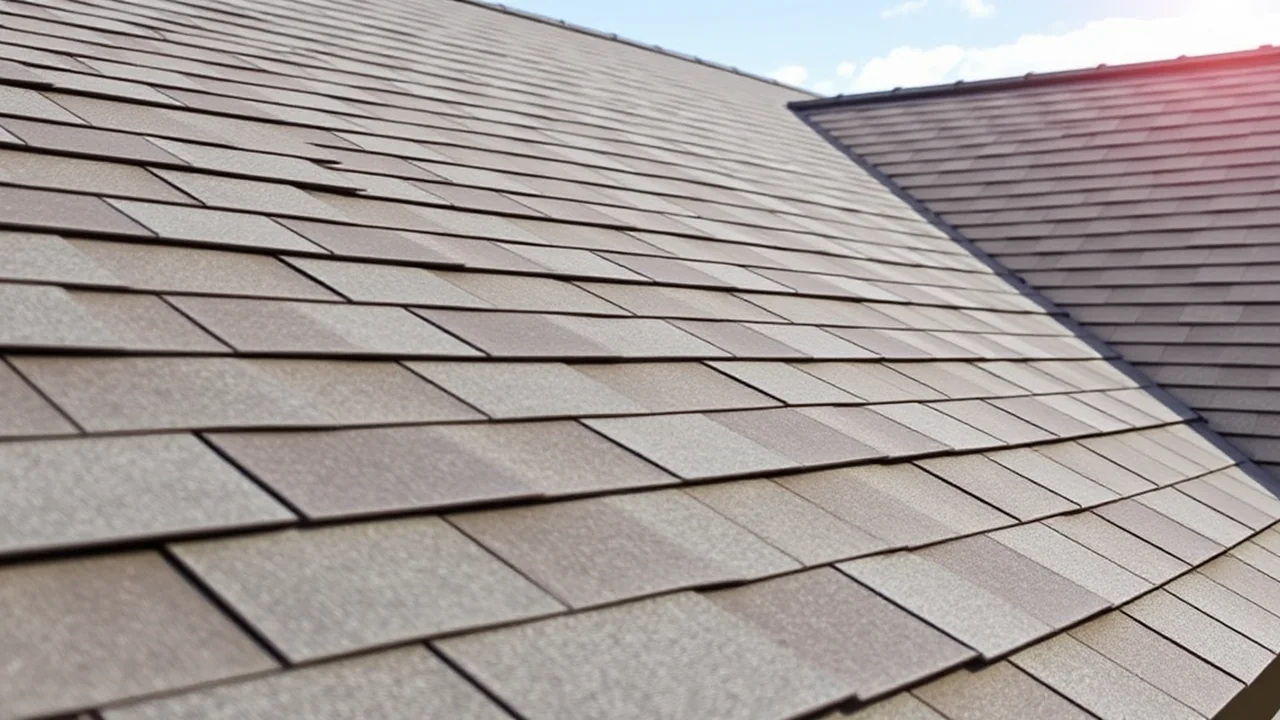 Close-up of a quality Metal Shingles installation in the Indianapolis metro