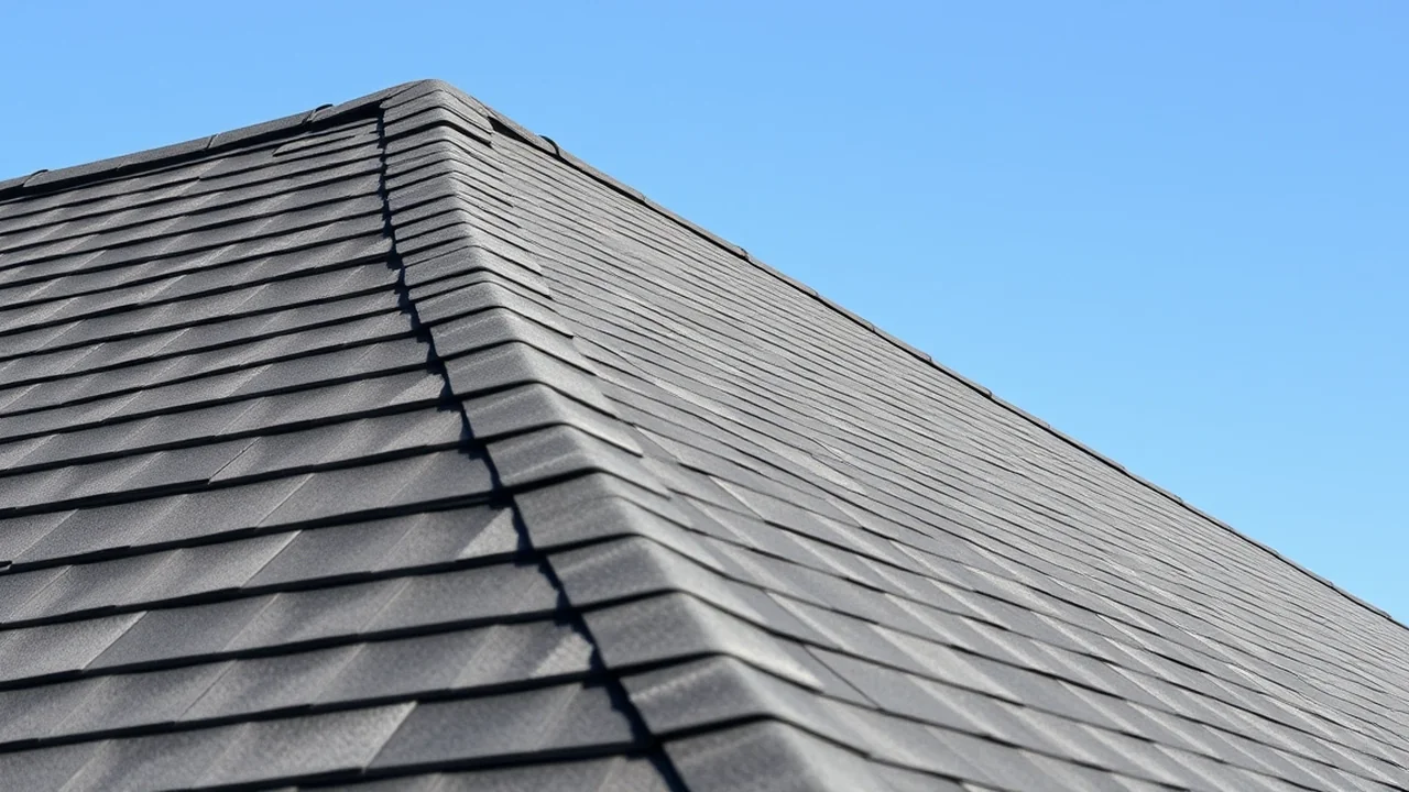 Close-up of a quality Modified Bitumen installation in the Indianapolis metro