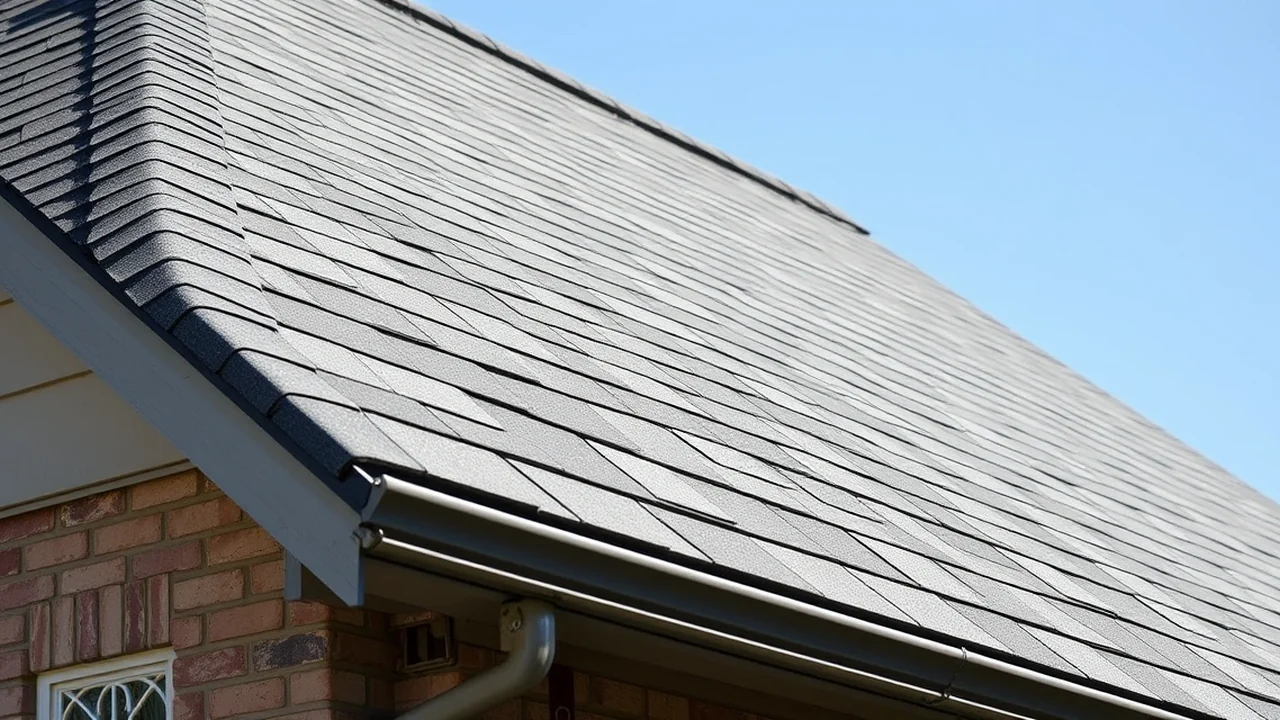 Close-up of a quality Roof Coatings installation in the Indianapolis metro
