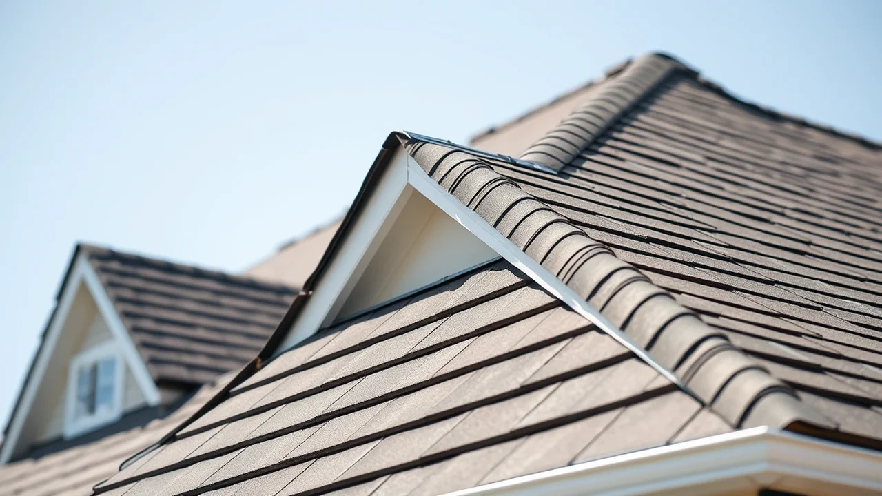 Close-up of a quality Roof Replacement installation in the Indianapolis metro